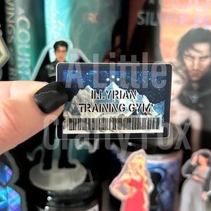 Illyrian Training Gym Pass ACOTAR Inspired Officially Licensed Sticker | Bookish Sticker | Kindle Sticker