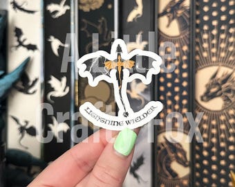 Lightning Wielder Relic Officially Licensed Fourth Wing Inspired Sticker
