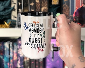 Quest Squad Member Color Accent Coffee Mug