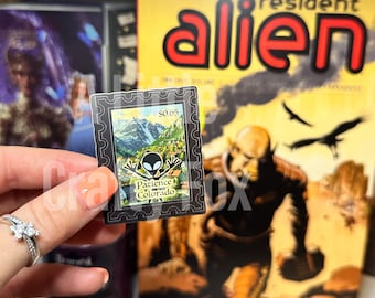 Patience Colorado Stamp Resident Alien Inspired Sticker