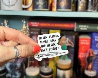 Never Forget Nevernight Inspired Sticker