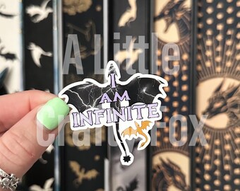 I Am Infinite Officially Licensed Fourth Wing Sticker