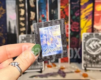 Yvelia Stamp Quecksilber inspirierte Aufkleber