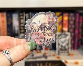 Ich lese Märchen für den Bösewicht: Dark Romance Sticker