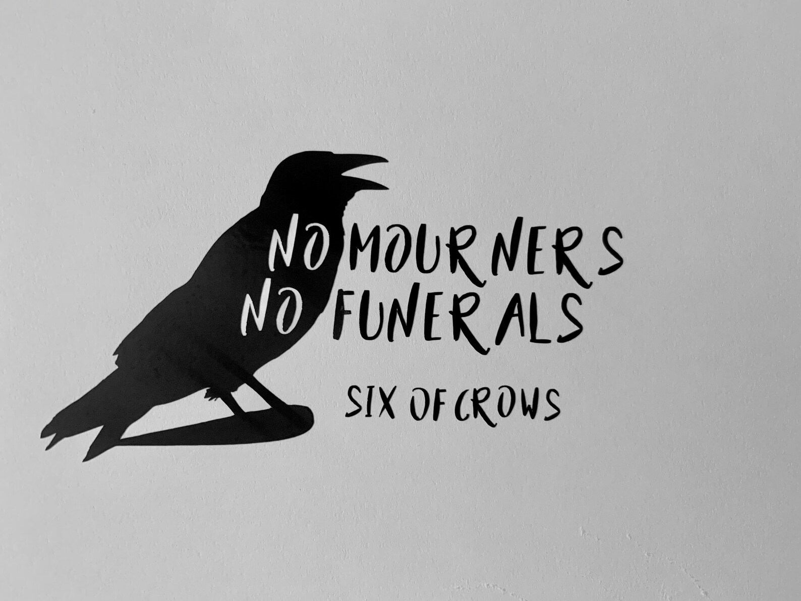 Книга 6 ворон. Винил вороны. Тень ворона книга. No Mourners no Funerals. Книга шесть ворон Six of Crows.