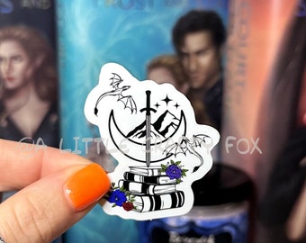 Fantasy Book Dragon Sticker