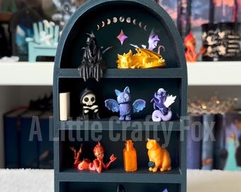 Mini Bookshelf Decor Packs | 3D Printed Miniatures for Book Nooks