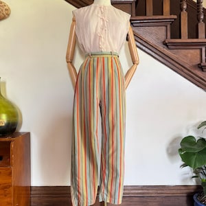 50s Striped Pants - Etsy