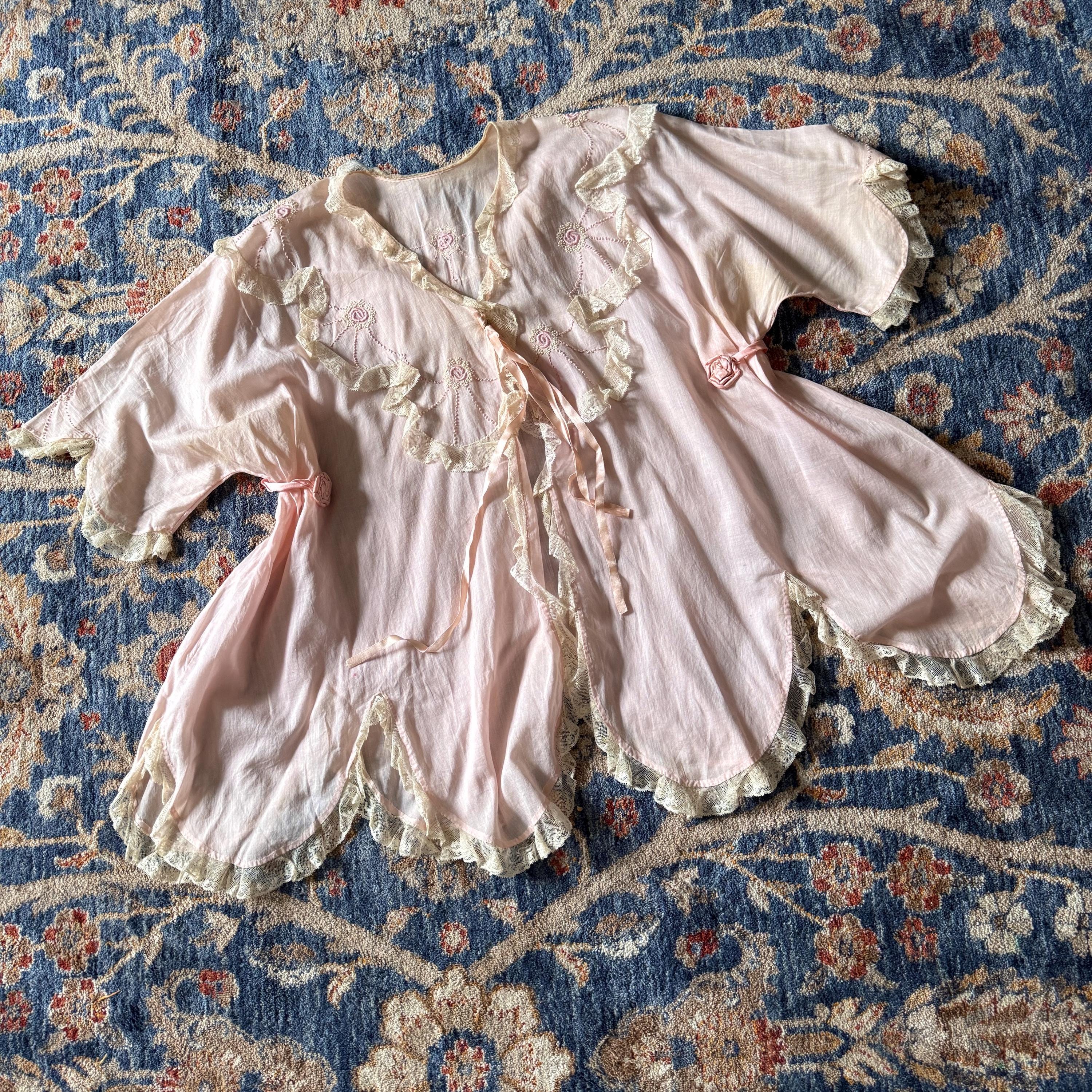 Edwardian Bed Jacket - Etsy Edwardian Bed Jacket - Etsy