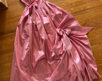 1980s  Barbie Pink Lurex Ball Gown