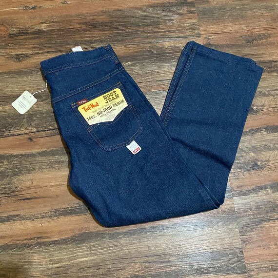 1960s deadstock Tuf-Nut highwaist denim jeans