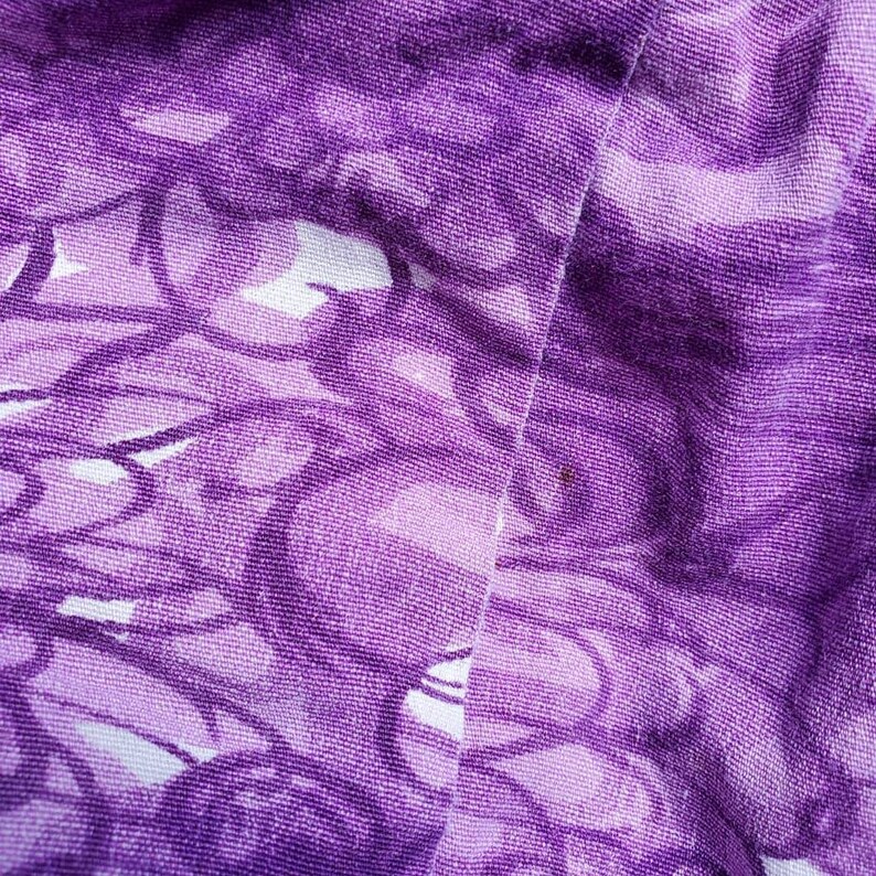 1950s\u00a0\u00a0Catalina Masterpiece Purple Floral Play Suit Swim Suit