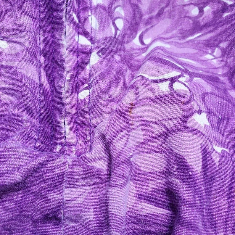 1950s\u00a0\u00a0Catalina Masterpiece Purple Floral Play Suit Swim Suit