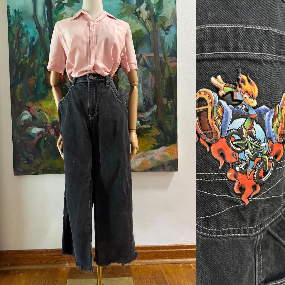 90s TRIBAL GEAR ジーンズ Y2K JNCO KIKWEAR s-l400.jpg