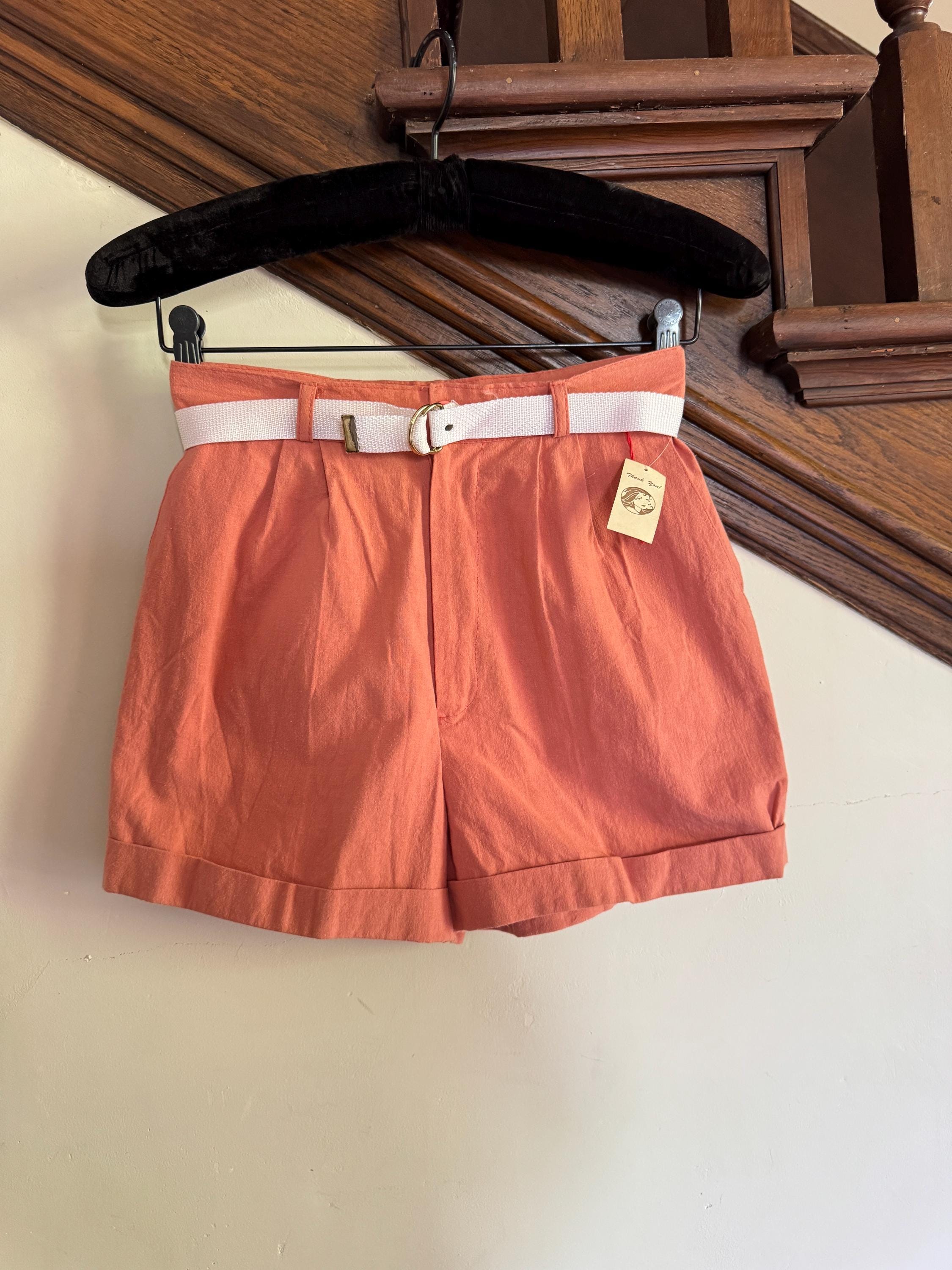 1980s peach deadstock shorts