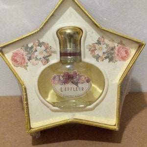 L&#39;effleur by Coty Cologne Spray 1.25 oz. Star Shape Keepsake Christmas Box w/Cover