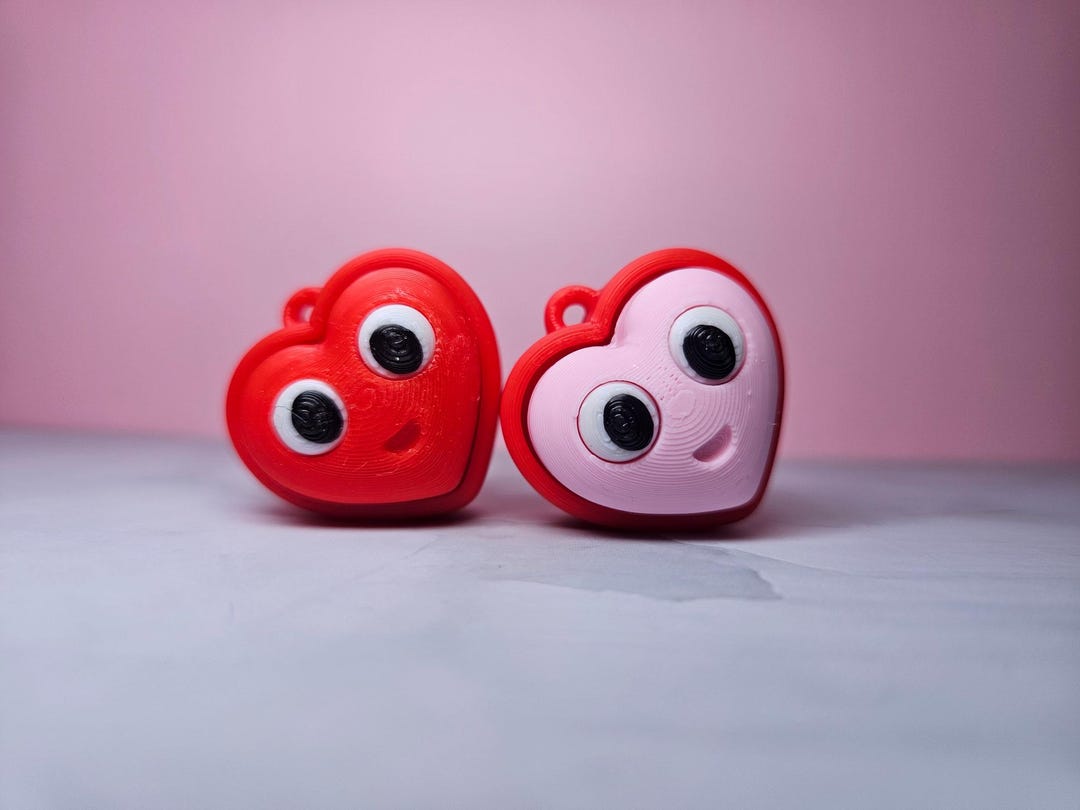 Valentine's Heart Face Clicker Fidget - Etsy