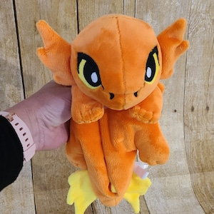 CUSTOM MADE - Reversible dragon, stuffed dragon, dragon in its egg
