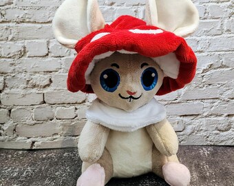 Mouse mushroom plush