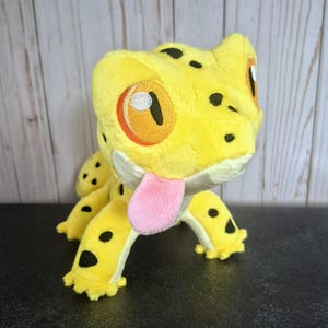 Gecko leopard plush