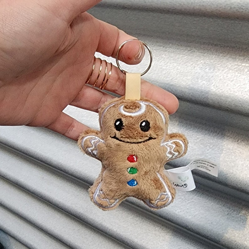 Little Gingerbread Man, minky Toy, Christmas Plush image 2