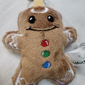 Little Gingerbread Man, minky Toy, Christmas Plush image 5