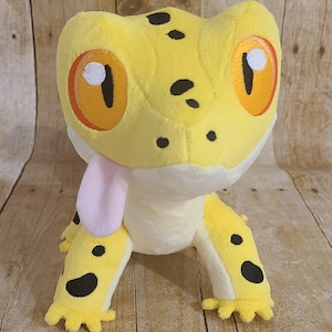 Peluche geco leopardo immagine 3