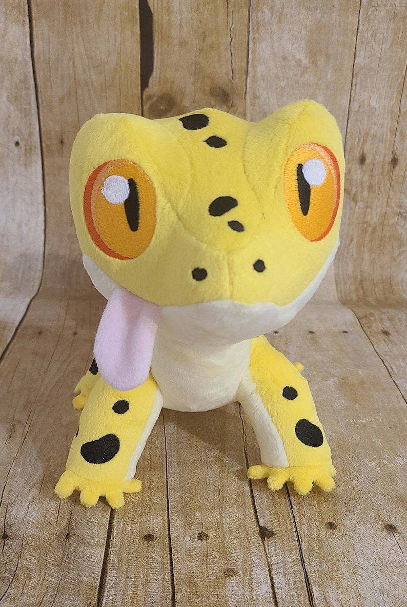 Peluche geco leopardo immagine 3