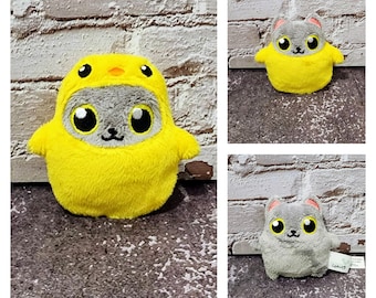 Dress-up kitty plush