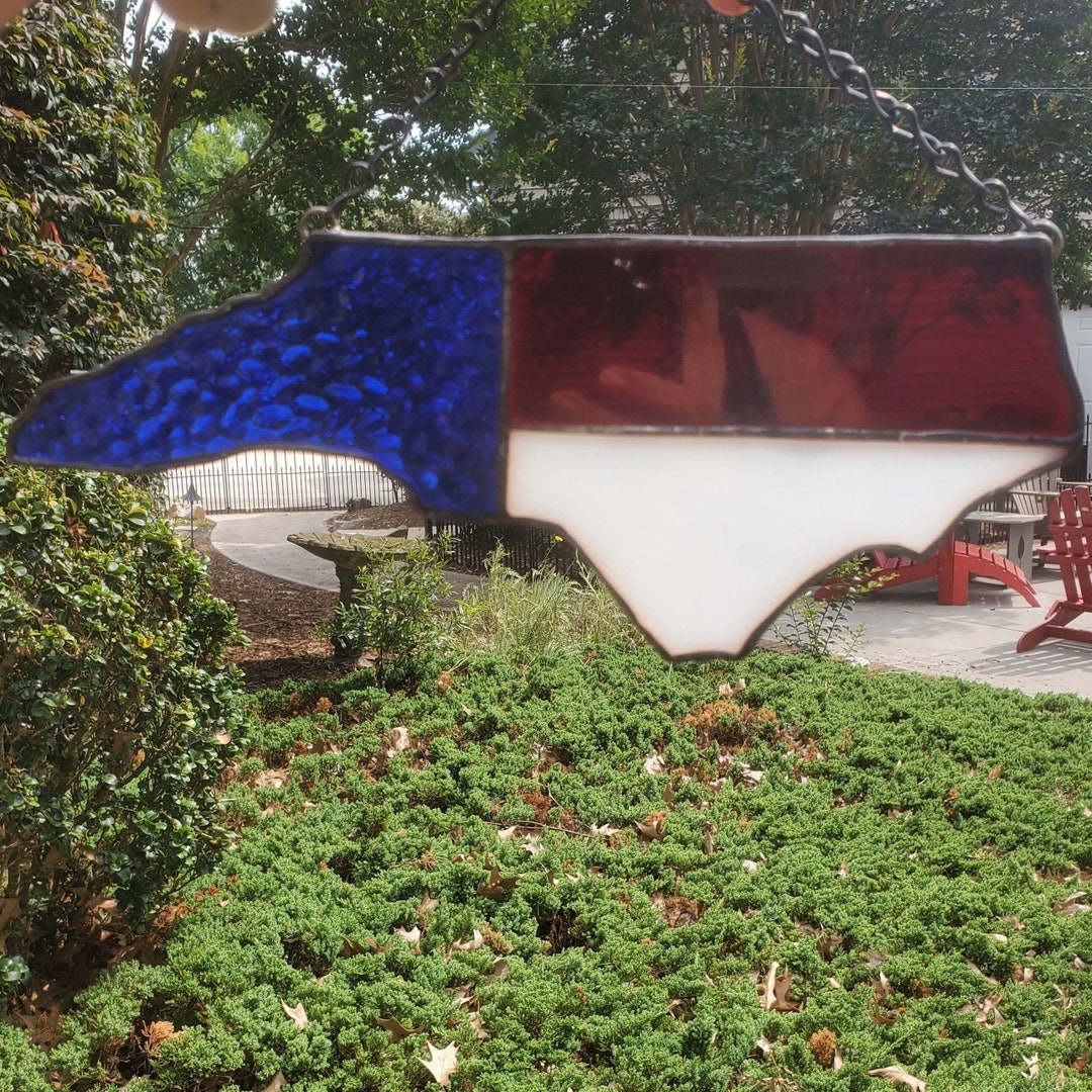 NC Stained Glass, North Carolina Suncatcher, Carolina Suncatcher, Fort