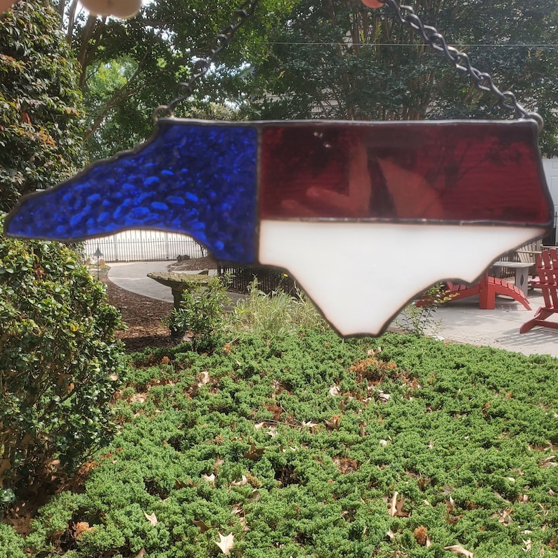 NC Stained Glass, North Carolina Suncatcher, Carolina Suncatcher, Fort