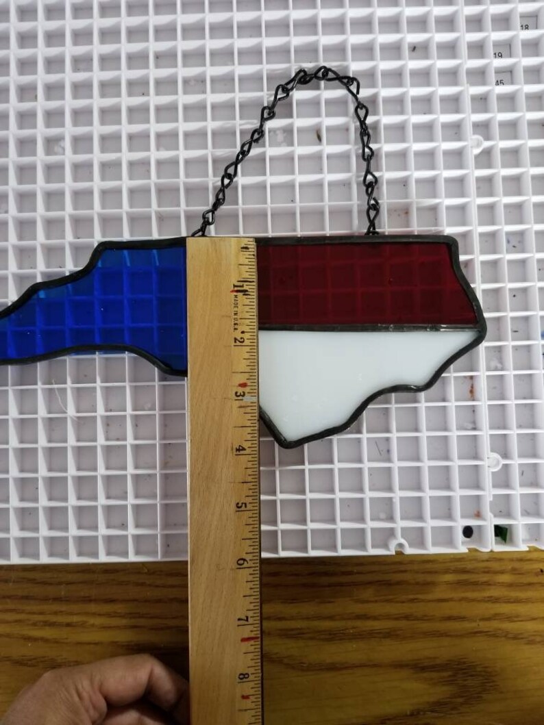 NC Stained Glass, North Carolina Suncatcher, Carolina Suncatcher, Fort