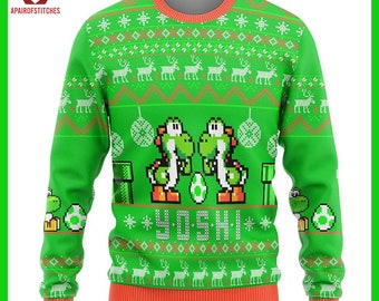 Nintendo Christmas Sweater - Etsy