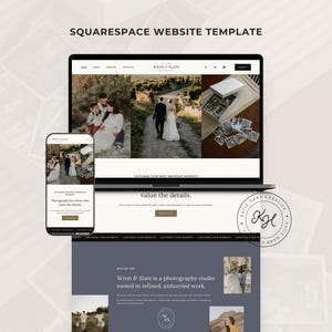 Wren Squarespace Website Template for Photographers, Wedding Pros, & Interior Designers