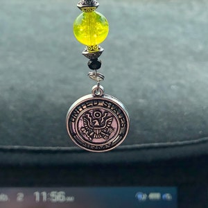 US ARMY Car Accessories Rear View Mirror Car Charm