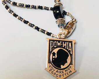 US POW-MIA Car Charm, Car Accessories Rear View Mirror Car Charm, Car Accessory, Car Charmz