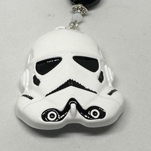 TROOPER FACE- XLG Car Accessories Rear View Mirror Car Charm, Car Charm, Car Accessory, Car Charms, Car Mirror Hanging, Car Charmz