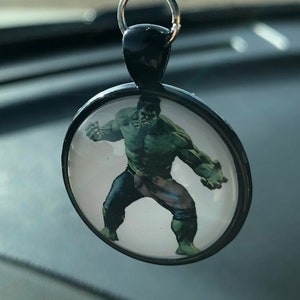 HULK MAN (grün-weiß) Auto Charmz, Autozubehör Rückspiegel Autoanhänger, Hulk Man Autoanhänger, Autoanhänger, Hulk Auto hängend