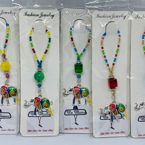 ELEPHANT (Multi-Color) Car Accessories Rear View Mirror Car Charm