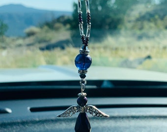Ciondolo In Cristallo Arcobaleno A Forma Di Angelo Custode - Acchiappasole Per Auto, Casa, Ufficio, Regalo Con Prismi Colorati, 3,5 Cm - 5