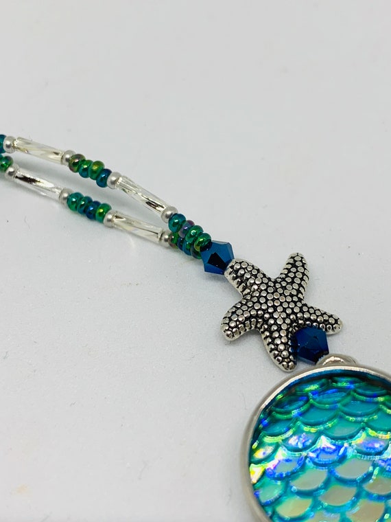 MERMAID blue-green Gem Car Charm Car Accessories Rear View -   Car  rearview mirror accessories, Car charms, Car charms rear view mirror