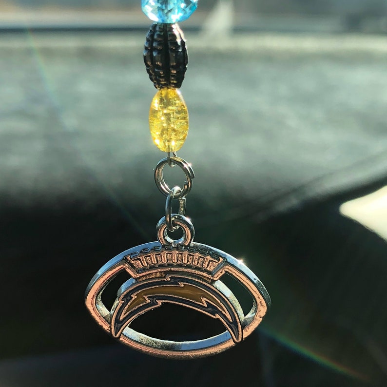 FOOTBALL Car Accessories Rear View Mirror Charm Etsy