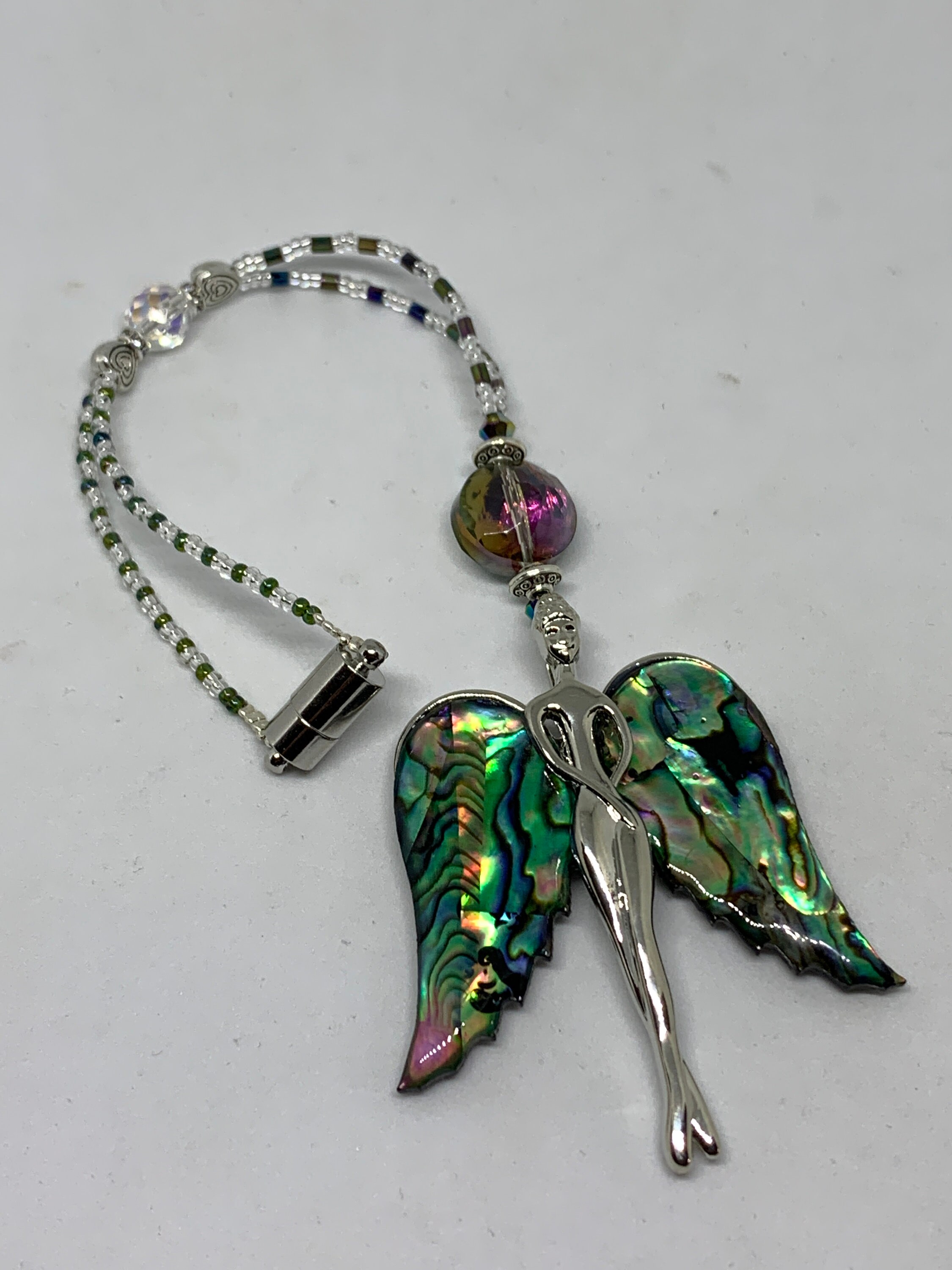 thumbnail image 2 of Car Accessories Crystal Angel Wing Pendant Car Armenia 2 of 11