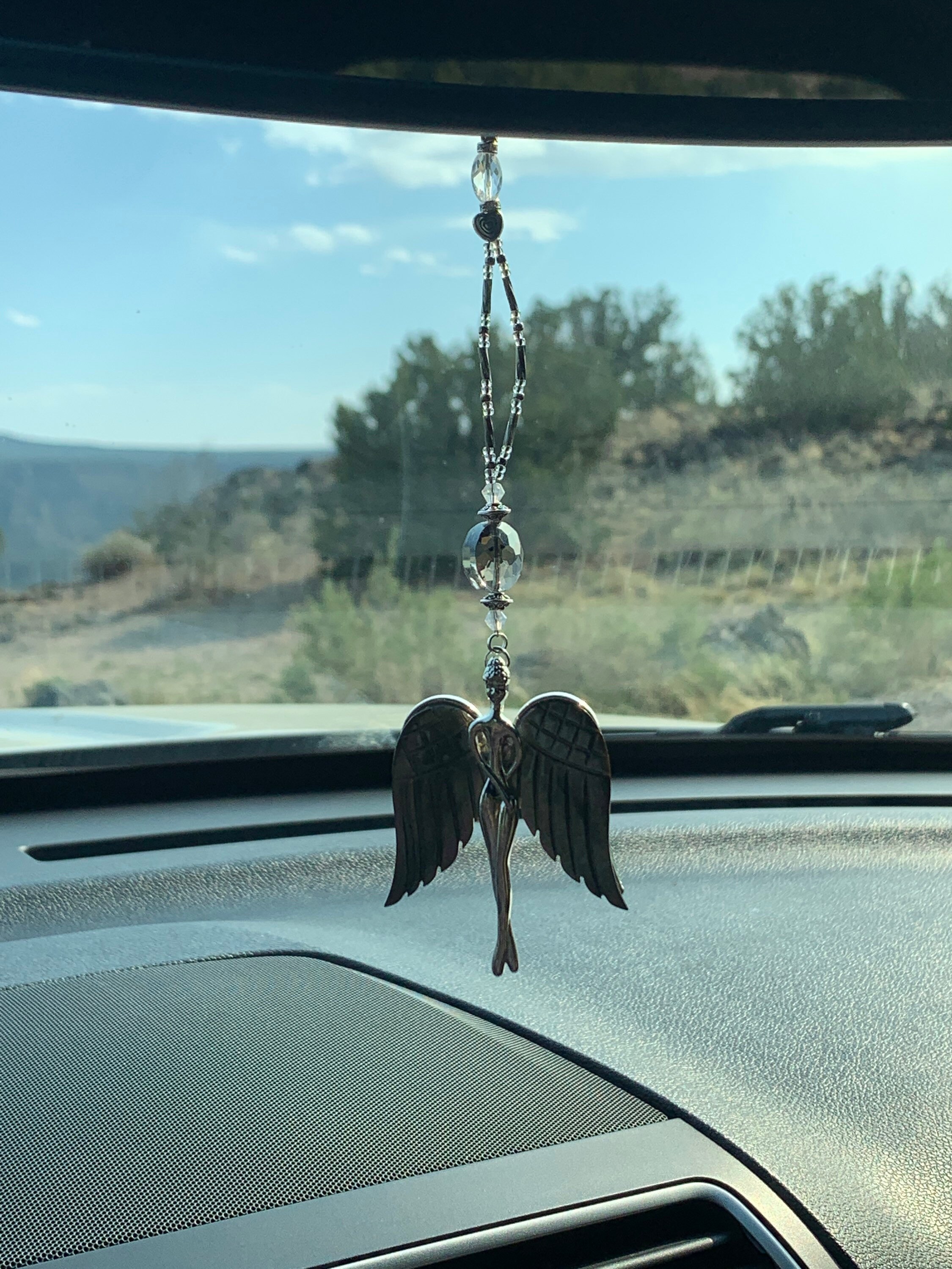 thumbnail image 2 of Car Accessories Crystal Angel Wing Pendant Car Armenia 2 of 11