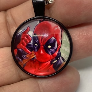 Schwarz-Rotes Gesicht (Rot & Schwarz) Cabochon, Auto Anhänger, Auto Zubehör Rück Spiegel Anhänger, Auto Spiegel Zubehör