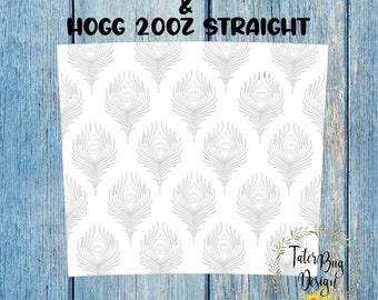 Peacock Template 20oz