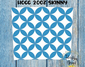 Interlocking Circles Template 20oz Skinny
