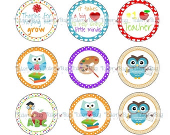 Teacher 1' bottlecap Instant Digital Download