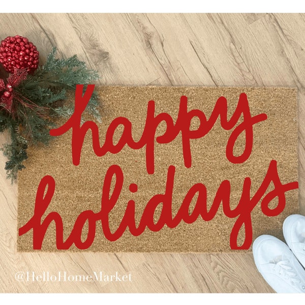 Holiday Doormat Etsy