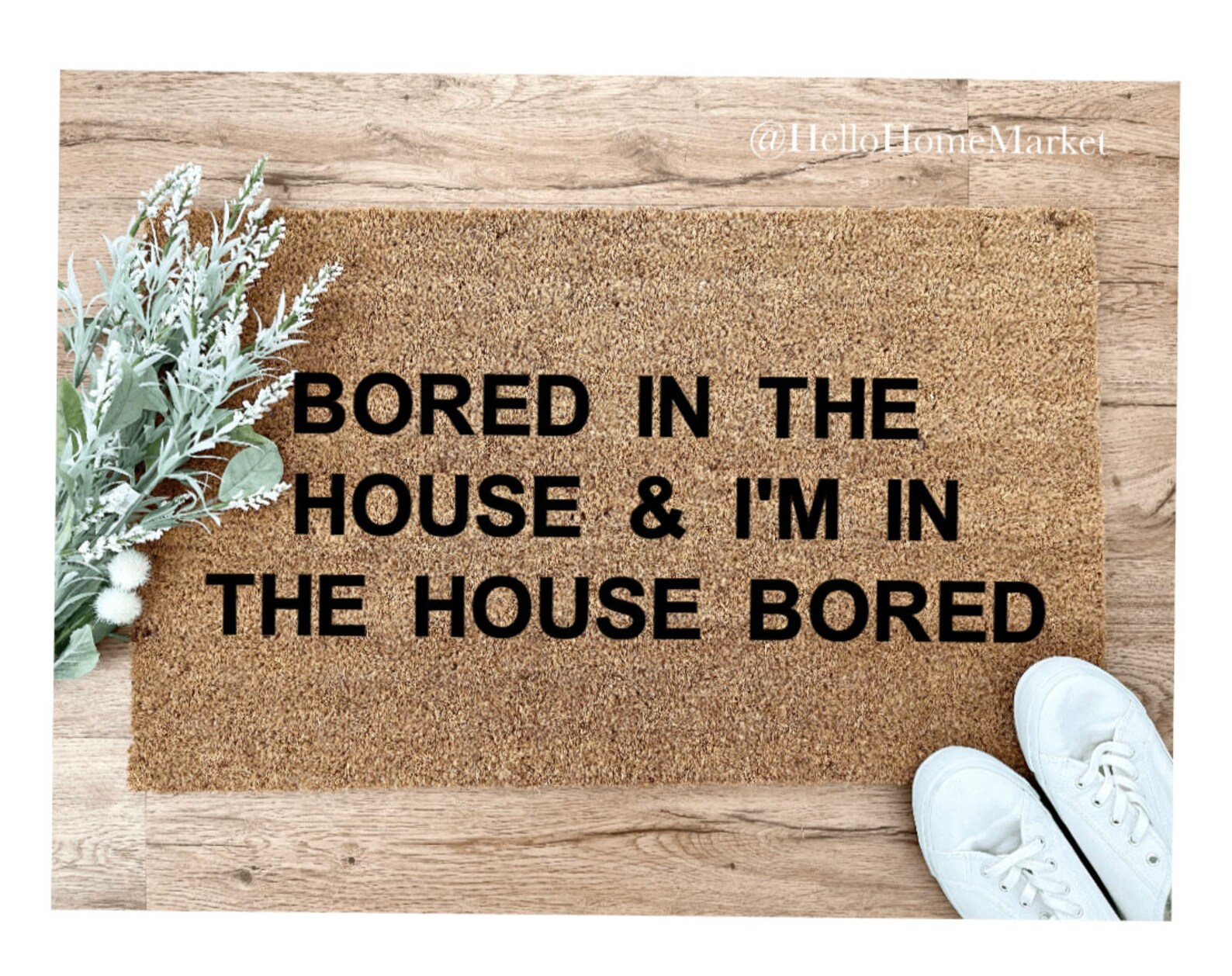 Tik Tok Door Mat Funny Doormats Coir Door Mat Frontdoor Etsy